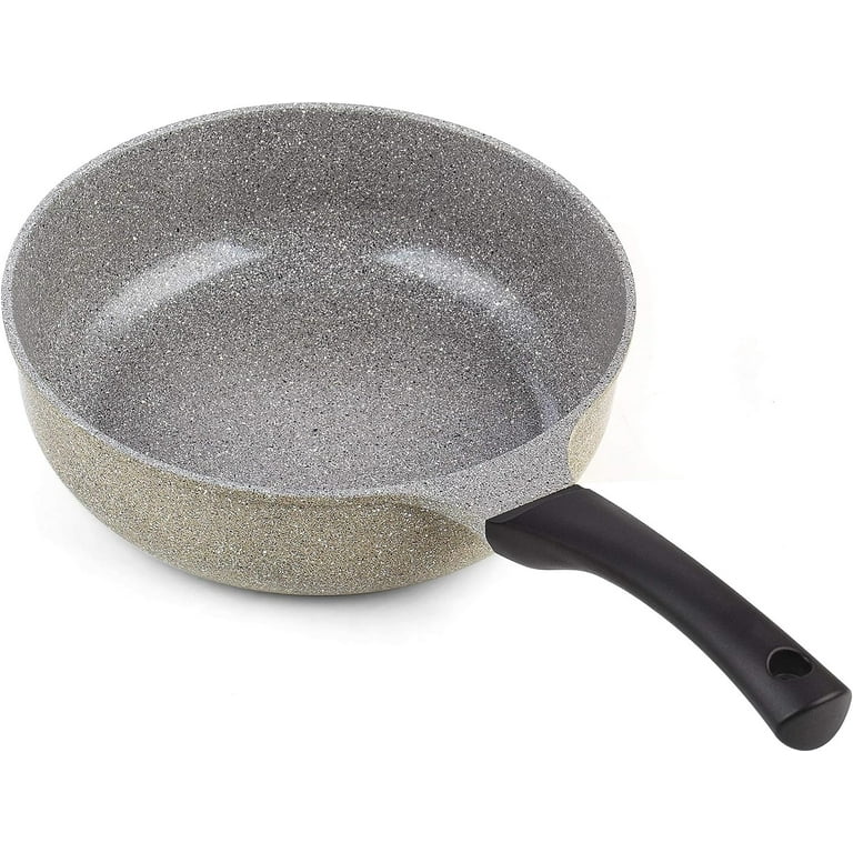 8 Inch Marble Coated Ceramic Fry Pan Non Stick ECO Friendly