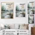 thumbnail image 4 of Designart "Birch Woods Ethereal gracefulness VI" Floral Floater Framed Wall Art Living Room, 4 of 7