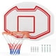 thumbnail image 1 of Canasta de baloncesto Goplus para montar en la pared, tamaño grande, 91 x 61 cm, tablero trasero, 1 of 9