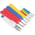 thumbnail image 2 of 9Pcs Sewing Seam Ripper Cutter Plastic 9 in 1 Thread with 1 Scissors Handy Stitch Rippers, 2 of 5