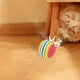 thumbnail image 5 of Pelota de juguete arcoíris para gatos, interactiva, para perros pequeños, cachorros, juego , entrenamiento de actividades, juguete favorito p, 5 of 9
