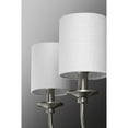 thumbnail image 6 of Progress Lighting Bonita 2-Light Wall Sconce, Brushed Nickel, Summer Linen Shade, 6 of 8