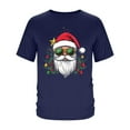 thumbnail image 4 of Tops para hombre, blusas y camisas de manga corta con cuello redondo para hombre, camiseta informal con cuello redondo y estampado para hombre, blusa de manga corta, blusa de poliéster para hombre, 4 of 4
