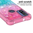 thumbnail image 3 of Funda para Motorola Moto G Pure Transparente con Brillos Carcasa Protectora Antigolpes con Glitter Brillante, 3 of 5