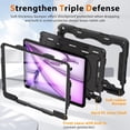 thumbnail image 4 of Iokmax for iPad Air 13 Inch Case M2 2024 with HD Screen Protector & Shoulder Strap & Pen Holder [ 15FT Drop Protection] Heavy Duty Military Case for iPad Air 13 M2 - Rotating Stand for Kids, 4 of 6