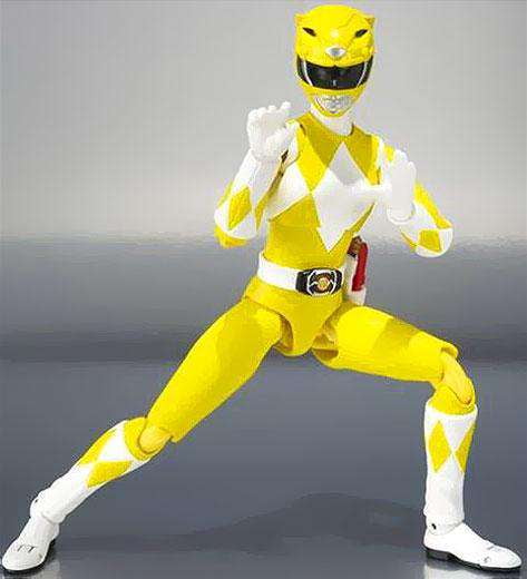 Power Rangers Mighty Morphin S.H. Figuarts Yellow Ranger Action Figure