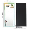 thumbnail image 2 of Inkdotpot Pack of 6 Funny Magnetic Dry Erase List For Fridge, Wipe Clean w/ NoStain, Quick Notes Shopping & Grocery List Whiteboard for Fridge, 8.75" x 3.8"(House Plants), 2 of 6