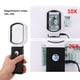thumbnail image 3 of Lupa plegable de mano de 10X 25X, lupa plegable de doble vidrio cuadrada con control de seguridad de billetes de 9 LED, 3 of 8