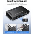 thumbnail image 5 of ZHAOCHENG Convertidor USB 3.0 a IDE y SATA 2.5 y 3.5 para Windows 10/8/7, Mac OS, Linux, PS5, Xbox X/S, incluye adaptador de 12 V, 5 of 5