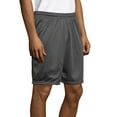 thumbnail image 3 of Hanes Sport Men's Mesh Athletic Shorts with Pockets, 9" Ebony XL, 3 of 3