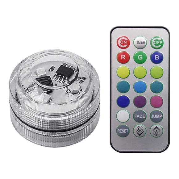 Luces sumergibles LED Macarena Lámpara sumergible para té con control remoto decoración de piscina