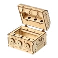 thumbnail image 4 of Bunblic Wooden 3D Puzzle Case Treasure Box Model DIY Mechanical Treasure Box Creative Crafts Wooden 3D Model Kits for Gift Home Decor, 4 of 8