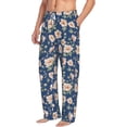 thumbnail image 2 of Daiia Flower Men's Sleep Pant with Pockets and Drawstring,Pajama Pants-XX-Large, 2 of 9