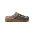 thumbnail image 3 of Dearfoams Cozy Comfort Women's Moc Toe Clog Slippers with Chunky Knit Collar, 3 of 7