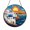 Stained Glass 5.9 Inch, variant on Greek Island Sunset Stained Glass Suncatcher, Window Decor Gift for Scenic Home Styling
