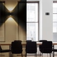 thumbnail image 4 of sweethay 2PCS-LED 2W COB LED Wall Warm Lamp Modern LED Wall Sconce Lights Iluminación de aluminio Interior Up Down para Cafetería / Porche / Pasillo / Iluminación y accesorios cálido sweethay HA025392-01, 4 of 8