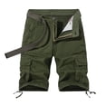 thumbnail image 1 of Shorts Cargo Décontractés Multi-Poches pour Hommes, 1 of 2