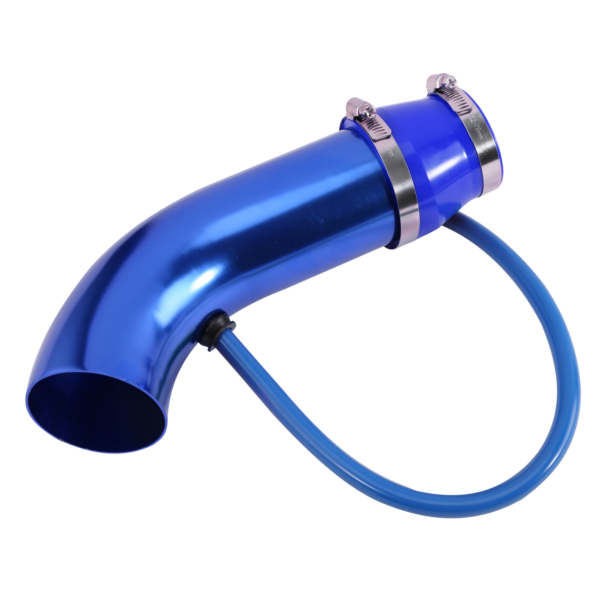 3 inch 76mm Universal Cold Air Intake Pipe Kit, Automotive Air Intake Air Filter Induction Flow Hose Pipe Kit