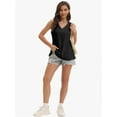 thumbnail image 6 of Women's Summer Sleeveless Blouse Casual Tank Flowy Tops for Women, 6 of 6