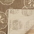thumbnail image 5 of Disney Outdoor Sand Dollar Coastal Abstract Havana/Sand Area Rug, 5x7, 5 of 7