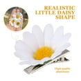 thumbnail image 6 of LABSERRON 12Pcs Small Hair Barrettes Daisy Shape for Women Girls Wedding Party Accessories, 6 of 7