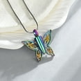 thumbnail image 5 of Butterfly Cremation Urn Necklace for Ashes Memorial Keepsake with CZ Pendant Jewelry Women Keepsake Bereavement Gift for A Loss of the Loved One, 5 of 5