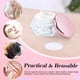 thumbnail image 2 of Paquete de 12 frascos de plástico para crema de 10g, recipiente para cosméticos, bote de muestra rellenable, viales de maquillaje transparentes con forma de diamante, botellas con tapas rosa, 2 of 5