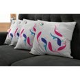 thumbnail image 2 of Ambesonne Japanese Throw Pillow Cover 4 Pack, Fish Yin Yang, 20", Pink Blue, 2 of 6