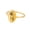 Golden honeysuckle, variant on Womens Stainless Steel Flower Ring Elegant Gold Electroplated Floral Design Ring for Women with Intricate Detailing
