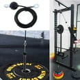 thumbnail image 1 of Sturdy 6mm Dia. Steel Cable for Gym Equipment LAT, Pull Down, Pulley Cable Machine DIY Set, Triceps Biceps Roller Cables Replacement - Fixed 2.5M, 2M 2.5M, 1 of 7