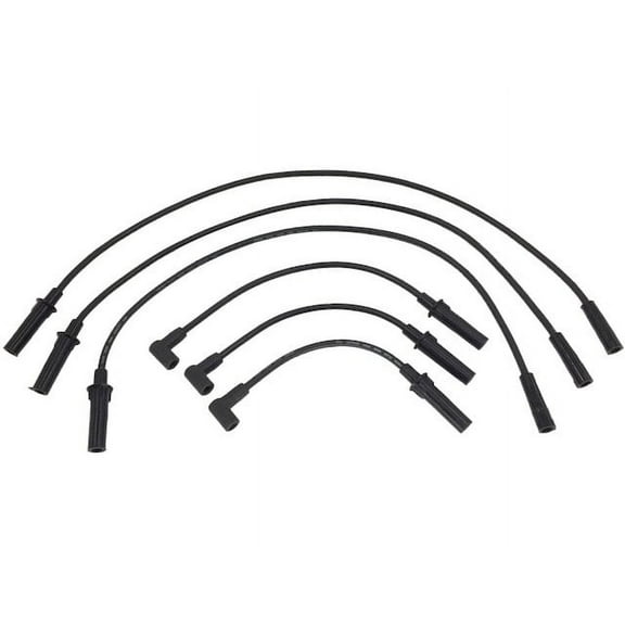 Spark Plug Wire Set - Compatible with 2007 - 2011 Jeep Wrangler 3.8L V6 2008 2009 2010