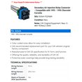 thumbnail image 2 of Secondary Air Injection Relay Connector - Compatible with 1995 - 1996 Chevy Corvette, 2 of 2