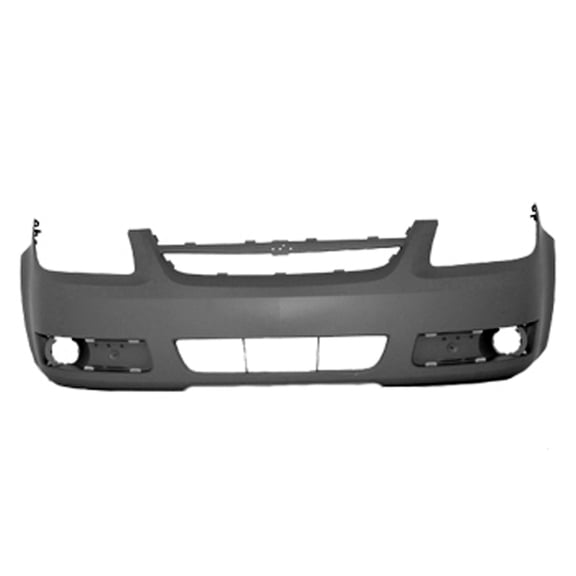 New Aftermarket CAPA Unpainted Front Bumper Cover Replaces 19120181 LS/LT Model fits 2005-2010 Chevrolet Cobalt LS Coupe 2-Door