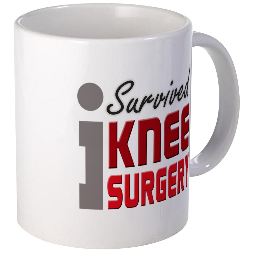 CafePress I Survived Knee Surgery Mug Unique Coffee Mug, Coffee Cup
