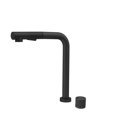 thumbnail image 2 of Stylish Single Handle Matte Black Stainless Steel Lift Up Kitchen Faucet K-152N, 2 of 11
