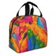 thumbnail image 2 of Disketp Colorful Parrot Jungle Dream A Bolsa Térmica para Almuerzo para Hombre y Mujer, Ideal para Trabajo, Senderismo y Picnic, 2 of 8