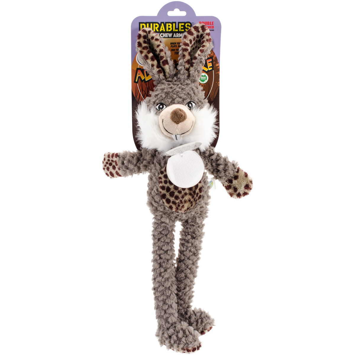 Durables Happy Tails Adventure ToyRope Leg Rabbit