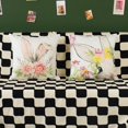 thumbnail image 2 of Easter Bunny Throw Pillow Covers 18 x 18 Inch Set of 2 Seasonal Spring Rabbit Decorative Pillowcases Holiday Cushion Cases for Sofa Couch Home Decorations, 2 of 6