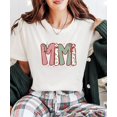 thumbnail image 4 of Mimi Ink-Printed Lace Christmas T-Shirt Mom Holiday T-Shirt -Each Saying Sold Separately Natural Shirt Adult X-Large, 4 of 4