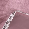 thumbnail image 5 of Fazvaoo Ladies Nightgowns Chemises Velvet Sleepwear Lace Nightdress(Pink,Size S-XL), 5 of 7