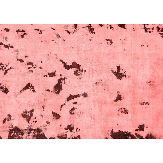 Ahgly Company Indoor Rectangle Abstract Red Modern Area Rugs, 7' x 9'