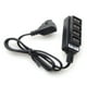thumbnail image 4 of Adaptador de toma de corriente tipo B macho D-Tap a 4 tomas P-Tap hembra con D-Tap a adaptador de batería ficticia completamente decodificado Lp-E6, 4 of 8
