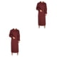 thumbnail image 4 of Delantal para hornear Injueey Unisex Vino rojo 2Conjunto, 4 of 6