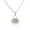 White, variant on EDFORCE Stainless Steel Silver-Tone Classic Jewish Star of David Men's Necklace Pendant, 24"