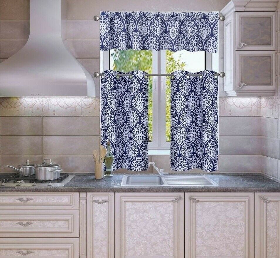 2PC WINDOW VALANCE LINED STRAIGHT MATTE FINISH VERSATILE ANY HOME DECOR RS5 