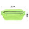 thumbnail image 2 of Ultra Slim Running Belt Waist Pack, Lightweight for Workouts, Travel & Outdoor Activities - Fluorescent green, 2 of 5