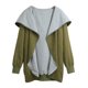 thumbnail image 5 of Sudaderas con capucha de otoño invierno para mujer, cárdigan con capucha de chaqueta suelta Romacci Chaqueta, 5 of 7
