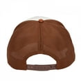 thumbnail image 4 of Coors Banquet Beer Men's Trucker Hat 3D Puff Print Logo Snapback Cap (Brown/Off White), 4 of 5
