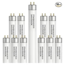 FP54/850/HO/ECO T5 Fluorescent Tube Light Bulb (10-Pack) 54 Watt High Output, 5000K Daylight, 800 Series Phosphor, G5 Bi-Pin Base, 46-Inch Lamp, Energy Efficient - Case of 10