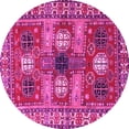 thumbnail image 1 of Ahgly Company Indoor Round Persian Pink Traditional Area Rugs, 3' Round, 1 of 4